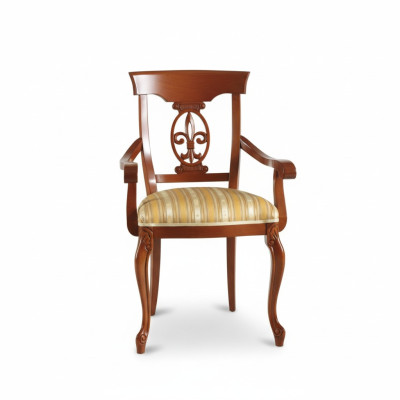 Chaise de salle à manger luxe Chaises classiques en bois Design en bois Chaise italienne Meubles en bois