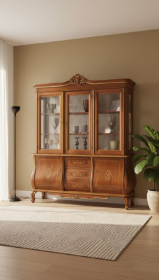 Vitrine d'exposition de meubles italiens Armoire Buffet de salon Buffets Vitrines xxl grand
