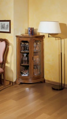 Vitrine de meubles de luxe italiens présentoirs bahut garde-robe armoires de design en verre