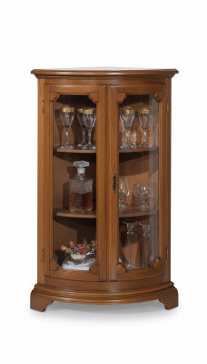Vitrine de meubles de luxe italiens présentoirs bahut garde-robe armoires de design en verre