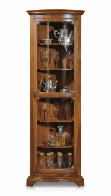 Armoires Vitrines en bois Armoire en verre Armoire en bois massif Vitrine Salon Meuble Buffet
