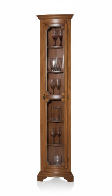 Meubles design italiens, vitrine marron en bois, cabinets de luxe classiques buffet.