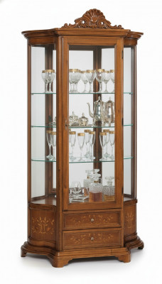 Meuble Vitrine Vitrine en Verre Bois Vitrines Armoire en Verre Italie