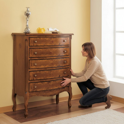 Classique Armoire Commode Armoires à tiroirs Meubles en bois Consoles Mobilier italien Buffet