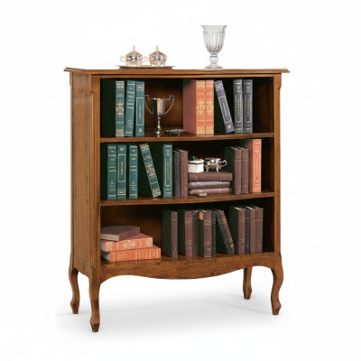 Salle de séjour Vitrine Armoire Livres Étagère Buffet Mobilier classique Étagères Bois