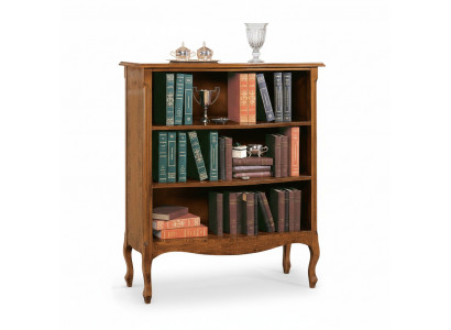 Salle de séjour Vitrine Armoire Livres Étagère Buffet Mobilier classique Étagères Bois