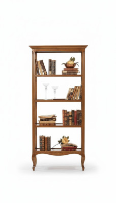 Étagère à livres marron Vitrines Armoire Bibliothèque Vitrine Étagère Étagères neuf