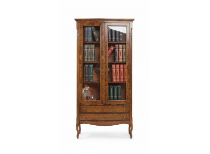 Salle de séjour Vitrine Armoire Livres Étagère Buffet Meubles classiques Étagères Bois