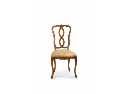 Chaise en bois Meubles italiens Chaise de salle à manger Design luxueux Chaise en bois naturel