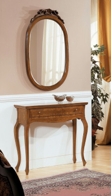 Table console Miroir Buffet Ensemble Bois Styles de Mobilier Italien Elisa 2 pièces nouveau