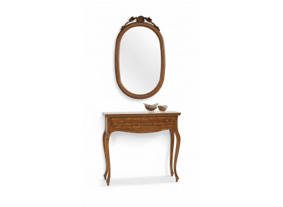 Table console Miroir Buffet Ensemble Bois Styles de Mobilier Italien Elisa 2 pièces nouveau
