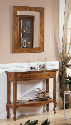 Ensemble de meubles italiens 2 pièces Style de meubles StileElisa Bahut Console en bois avec miroir