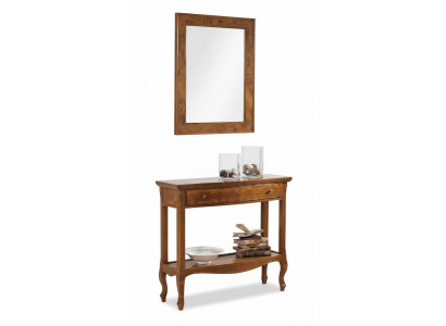 Ensemble de meubles italiens 2 pièces Style de meubles StileElisa Bahut Console en bois avec miroir