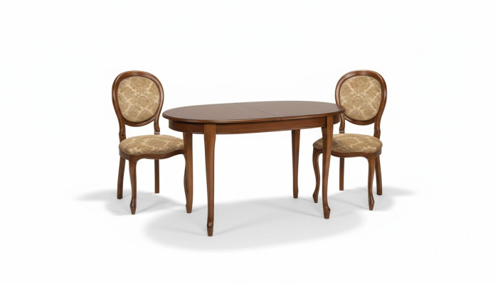 Ensemble de table 2x chaise Chaise de salle à manger Chaises Bois Luxe Ensemble de salle à manger Suite 3 pièces neuf