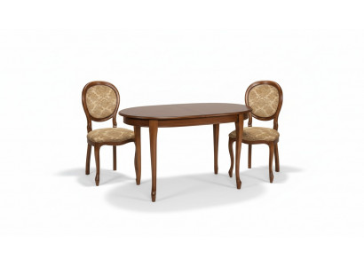 Ensemble de table 2x chaise Chaise de salle à manger Chaises Bois Luxe Ensemble de salle à manger Suite 3 pièces neuf