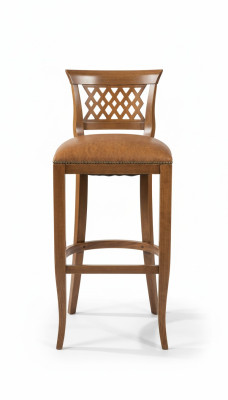 Tabourets de bar Chaises de design Tabouret de comptoir Tabouret de bar Italie Chaise en cuir de luxe Bar