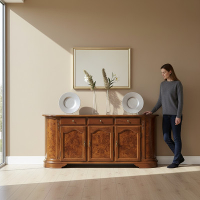 Commodes de luxe Armoire Étagère Meuble Cabinet en bois Italie Buffet Commode Armoire