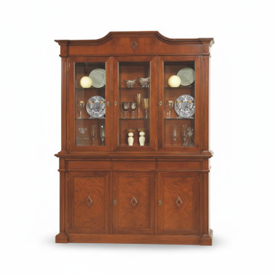 Meuble d'appoint Vitrine en verre Vitrine en bois Vitrines en verre Armoires vitrées en bois Italie