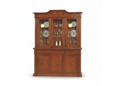Meuble d'appoint Vitrine en verre Vitrine en bois Vitrines en verre Armoires vitrées en bois Italie