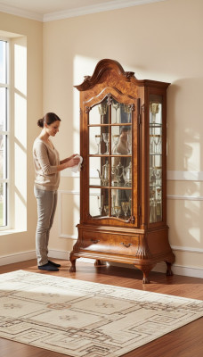 Vitrine armoire à glace marron Meubles Armoires Vitrines Armoire Italienne Mobilier neuf
