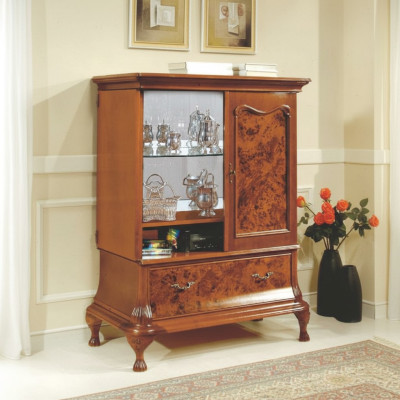 Armoire de bar à domicile Armoires de salon Armoires Cabinet de bar Vitrine Meubles italiens Bois