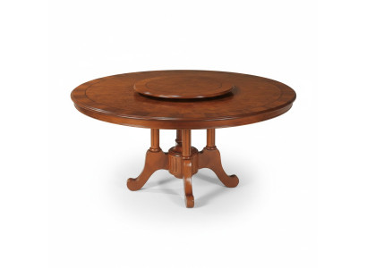 Table de salle à manger ronde Meubles italiens Tables de salle à manger Table en bois Tables brunes