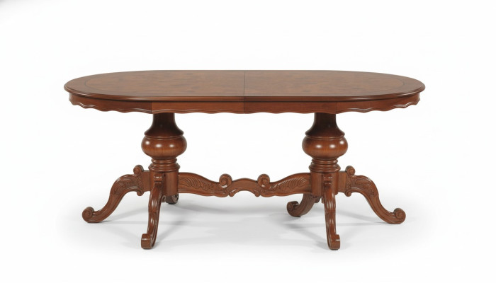 Table Ronde Table à manger Meubles Italiens Salle à manger Tables en bois Tables brunes neuves