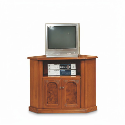 Armoire TV brune Luxueuse commode brune Mobilier de salon Armoires Étagères Bois