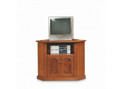 Armoire TV brune Luxueuse commode brune Mobilier de salon Armoires Étagères Bois