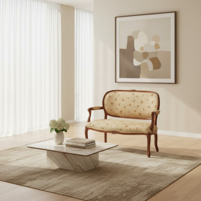 Conception Canapé Deux Places Canapés de Luxe Canapé 2 Places Canapé Tissu Mobilier Italien Nouveau