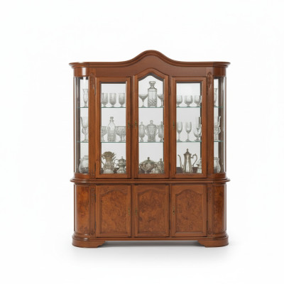 Buffet marron Vitrine Vitrine Armoire Buffet Armoires Vitrines Armoires