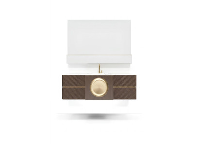 Lavabo brun robinetterie de salle de bain Meubles de salle de bains Mobilier classique Nouveau