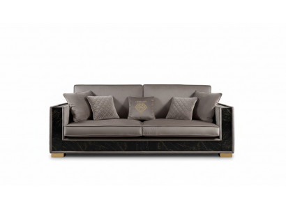 Canapé de luxe 3 places Design moderne Tissus d'ameublement Sièges de canapés en Italie Mobilier italien