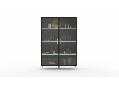 Vitrine Armoire Vitrines Armoires Conception Meubles italiens Salle de séjour Garde-robe