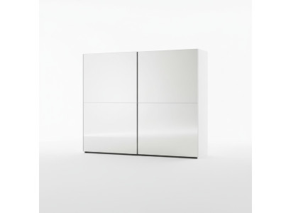 Armoire de design moderne en bois avec portes coulissantes pour armoire avec miroir