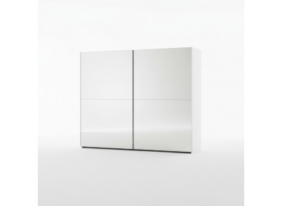 Armoire de design moderne en bois avec portes coulissantes pour armoire avec miroir