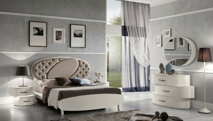 Chesterfield Lit double Cadre de lit e Lits Lit rembourré Mobilier de luxe Italie