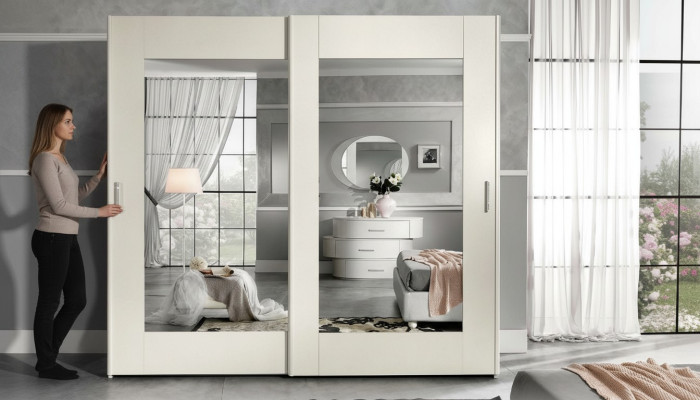 Armoire de luxe avec portes coulissantes Armoires de chambre en bois modernes