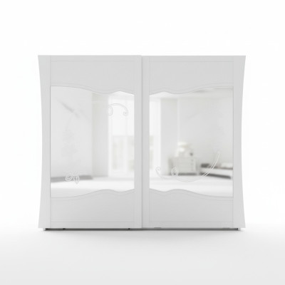 Armoire Portes Coulissantes Chambre Armoire Bois Armoires Bois Miroir neuf