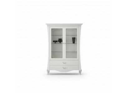 Vitrine d'affichage de vitrine de luxe en verre Style Armoires Italie Design moderne en bois