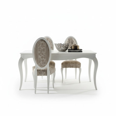 Table de salle à manger Classique r Table Bois Tables de luxe Salle à manger Mobilier Ess Design Moderne