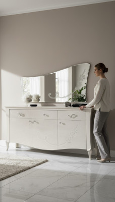 Sideboard Commode Armoire Côté Basse Meuble Commodes Armoires de designer En bois