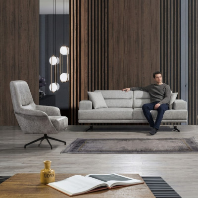 Ensemble de canapés 3+1 place Fauteuil Canapé Canapés Rembourrage Canapé Design Moderne