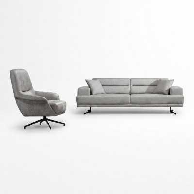 Ensemble de canapés 3+1 place Fauteuil Canapé Canapés Rembourrage Canapé Design Moderne
