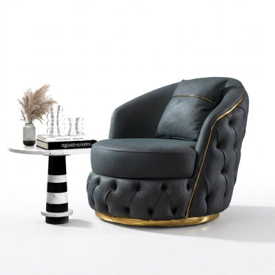 Fauteuil Chesterfield Siège Baroque Design Rococo Moderne Salon Tapisserie Trône