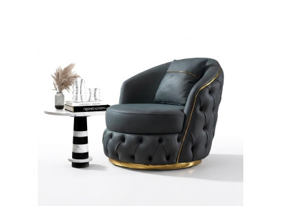 Fauteuil Chesterfield Siège Baroque Design Rococo Moderne Salon Tapisserie Trône