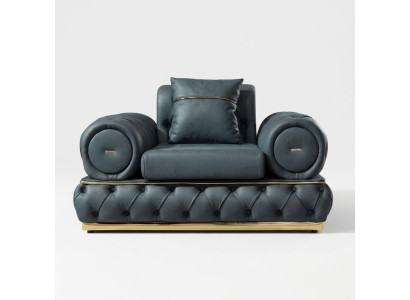 Fauteuil Chesterfield Siège Baroque Rococo Meubles Classiques Salon Rembourrage neuf
