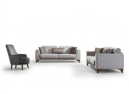 Ensemble de canapés 3 places + 3 places + 1 place Design Canapés Canapé Canapé Siège Canapé upholstery