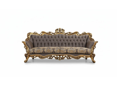 Canapé 3 places Canapé triple 3 places Canapé Canapés Fauteuil Siège Tissu Style baroque