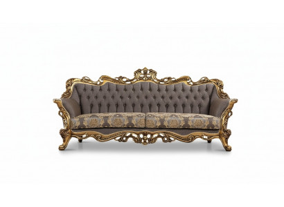 Canapé 3 places Canapé triple 3 places Canapé Canapés Fauteuil Siège Tissu Style baroque